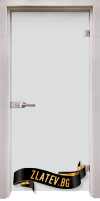 Стъклена интериорна врата Matt G 11 D с каса Перла