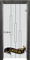 Стъклена интериорна врата Sand G 14-11 с каса Венге