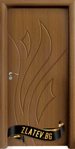 Интериорна HDF врата Стандарт модел 033 P, цвят Златен дъб