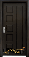 Интериорна HDF врата Стандарт модел 048 P, цвят Венге