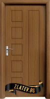 Интериорна HDF врата Стандарт модел 048 P, цвят Златен дъб