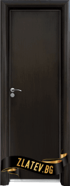 Алуминиева врата за баня Стандарт, цвят Венге