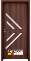 Врата - интериорна, модел Gradde Paragon Glas 3 4, цвят Шведски дъб